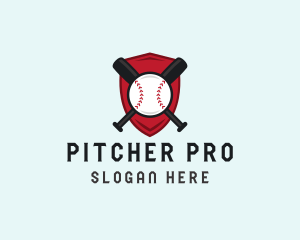 Baseball Slugger Bat Shield  logo