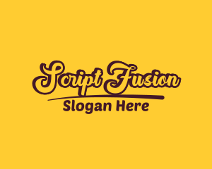 Quirky Retro Script logo