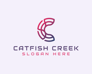 Tech Developer Letter C logo