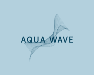 Modern Marketing Wave logo design