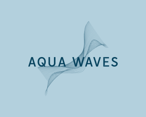 Modern Marketing Wave logo design