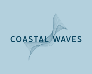 Modern Marketing Wave logo design