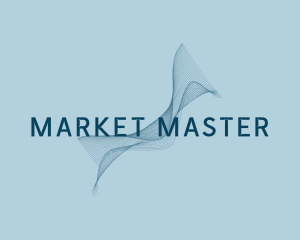 Modern Marketing Wave logo design