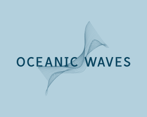 Modern Marketing Wave logo design