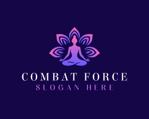 Lotus Yoga Zen Logo