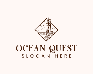 Ocean Marine Lighthouse logo