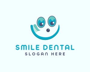 Happy Dental Toothpaste  logo design