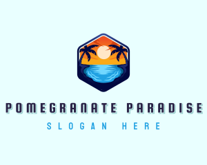 Beach Resort Getaway logo design