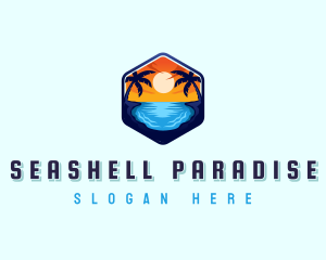 Beach Resort Getaway logo design