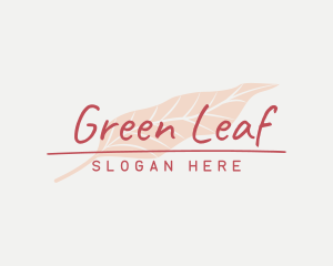 Dainty Leaf Boutique logo design