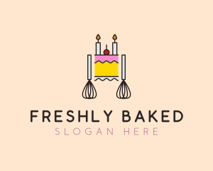 Pastry Cake Baking logo design