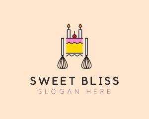 Pastry Cake Baking logo design