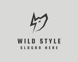 Wild Wolf Canine  logo design