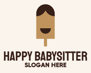 Happy Chocolate Popsicle logo design