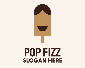 Happy Chocolate Popsicle logo design