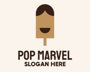 Happy Chocolate Popsicle logo design