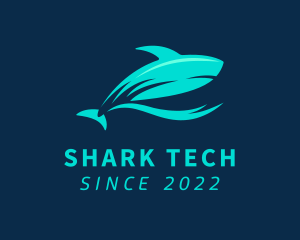 Shark Ocean Aquarium logo design