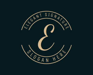 Premium Gold Luxury logo design