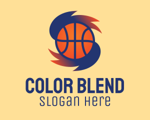 Gradient Basketball Hurricane  logo