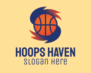 Gradient Basketball Hurricane  logo
