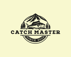 Fish Freshwater Fishing logo design