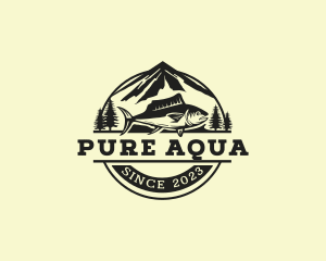 Fish Freshwater Fishing logo design