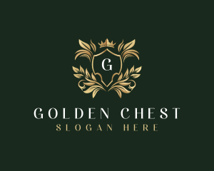 Luxury Shield Crown logo design