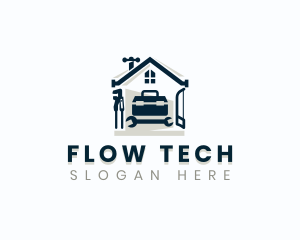 Home Plumbing Tool logo design