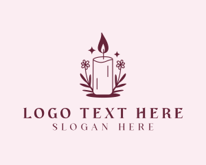 Floral Scented Candle logo