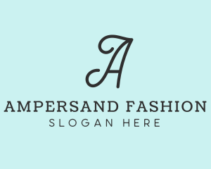 Fashion Elegant Tailoring logo design