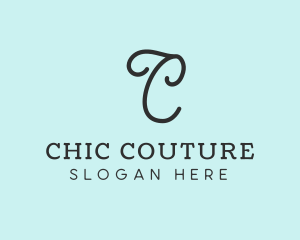 Fashion Elegant Tailoring logo design