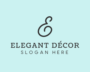 Fashion Elegant Tailoring logo design