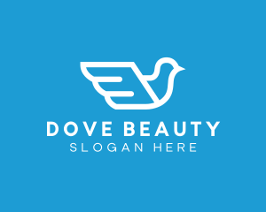 Dove Bird Wings logo design