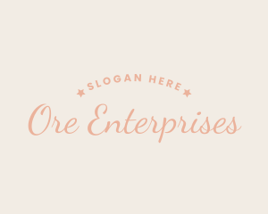 Feminine Cursive Business logo design