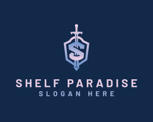 Sword Shield Weapon logo design