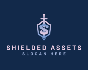 Sword Shield Weapon logo