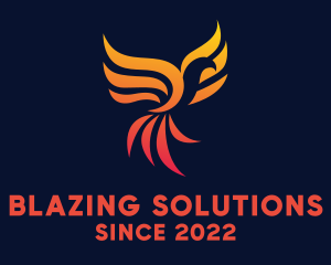 Blazing Legendary Phoenix logo