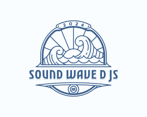 Waves Coast Travel logo design