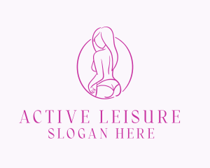 Adult Woman Model logo design