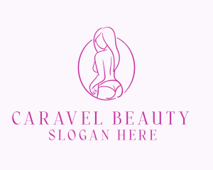 Adult Woman Model logo design