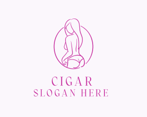 Adult Woman Model logo design