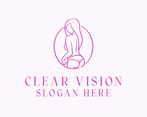 Adult Woman Model logo design