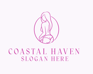 Adult Woman Model logo design