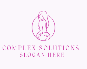 Adult Woman Model logo design