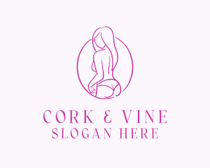 Adult Woman Model logo design