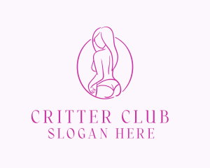 Adult Woman Model logo design