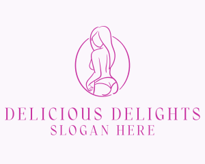 Adult Woman Model logo design