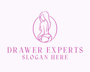 Adult Woman Model logo design