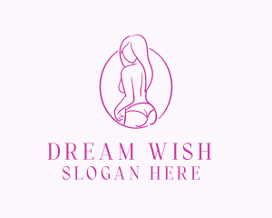 Adult Woman Model logo design