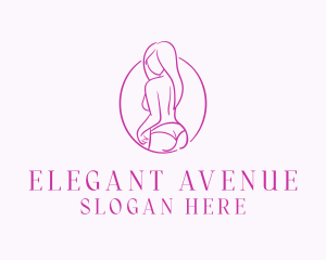 Adult Woman Model logo design